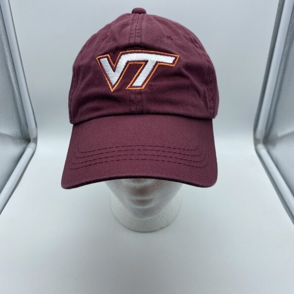 Virginia Tech Hokies VT Baseball Cap Hat Strap-back NCAA Men's Cotton - Picture 2 of 16